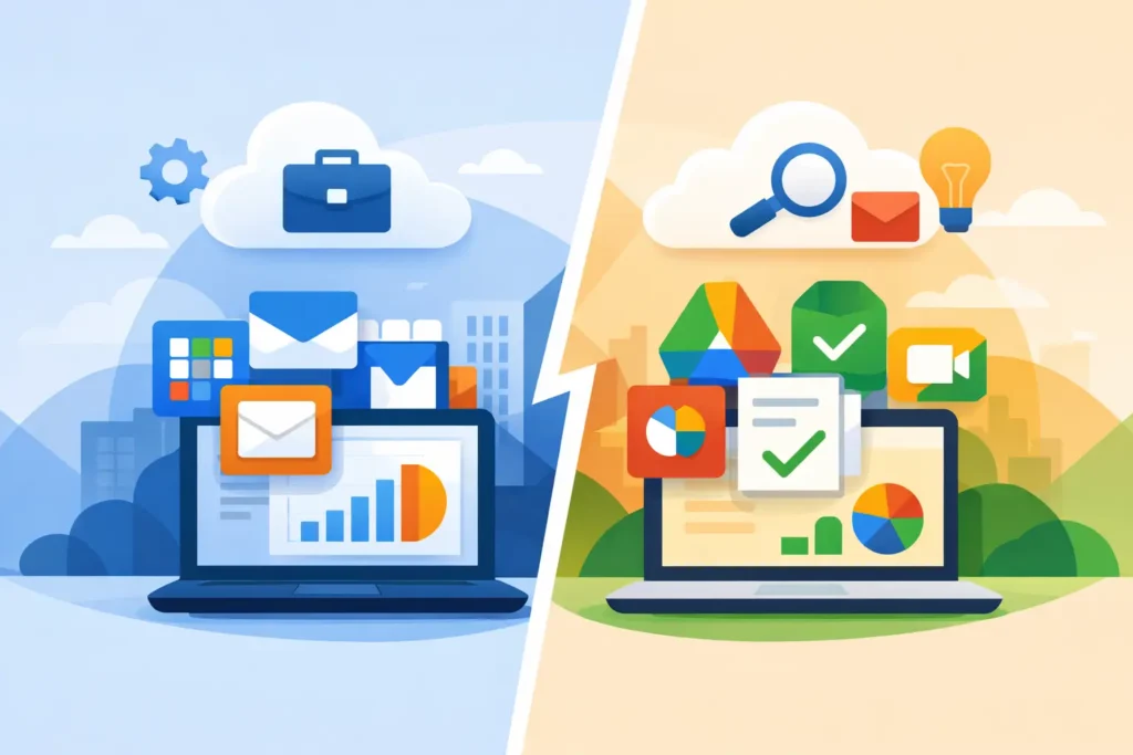 Microsoft 365 oder Google Workspace?