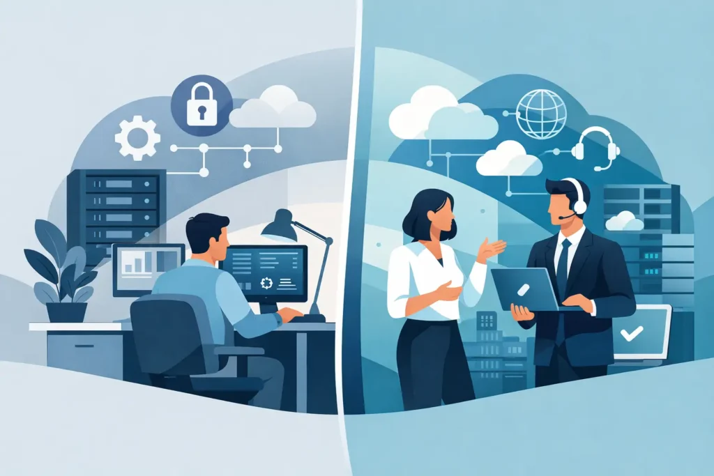 Interne IT oder Managed Service?